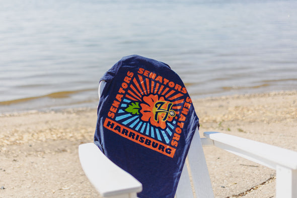 Harrisburg Senators Luau Sun Spot Tee