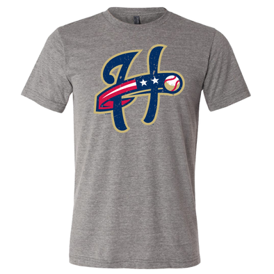 Harrisburg Senators Gray Cap Logo Tee