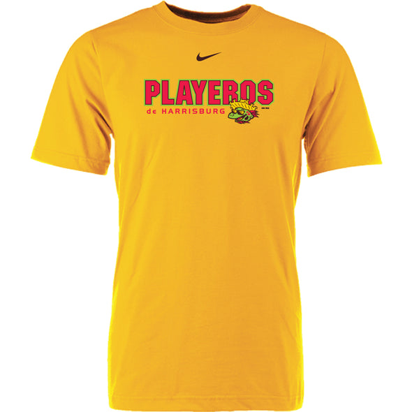 Los Playeros de Harrisburg Nike COPA Tee - Yellow