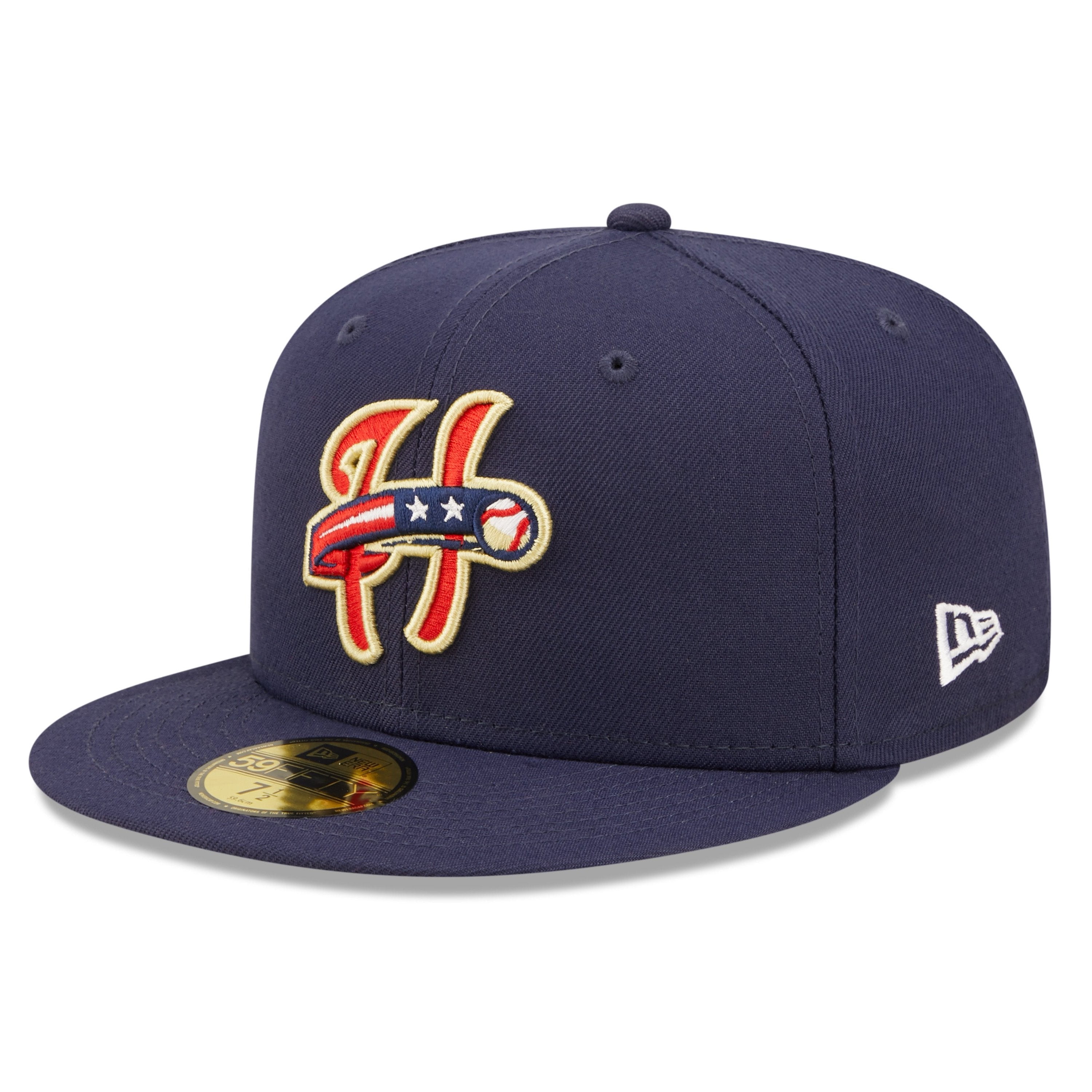 Harrisburg Senators New Era 59Fifty On Field Road Cap Navy Harrisburg Senators Official Store