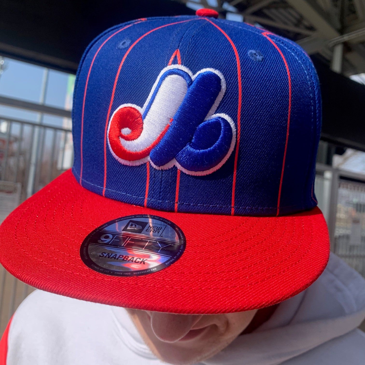 Montreal Expos Team Stripe 9Forty Snapback