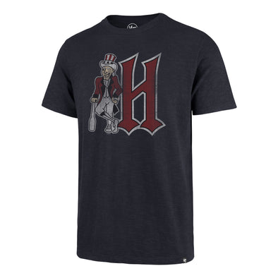 T-Shirt  Mens 47 Brand Washington Nationals Grit Wordmark Scrum